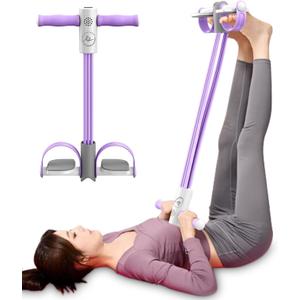 Resistance Bands with Handles (6-Tube Chest Expander)  Exercise Bands for Home Workout & Physical Therapy, Smart Voice Prompt  One Piece for Women & Men