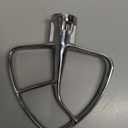 Stainless Steel Flat Beater K45B Kitchen Mixer Aid Paddle for 4.5 Quart Stainless Steel Bowl,Tilt-Head Stand Mixer Beater K45SS by AMI PARTS - Easy to Clean