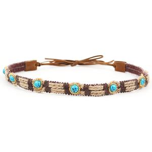 Cowboy Hat Bands for Men Women, Faux Leather Hat Belt for Cowboy/Western/Fedora/Cowgirl Hats (7 Turquoise)