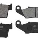 AHL Front & Rear Brake Pads Set for Honda CR125R / CR250R 2002-2007 (Semi-metallic)