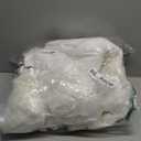 SANMIO Toddler Snowsuit Boy Girl Winter Coat Snow Pants Set, Hooded Down Jacket + Bib Pants Kids Windproof Skiing Suit (3-4T, White)