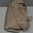 TOPDesign Puffer Tote Bag for Women, Lightweight Puffy Handbag with Compartments, Quilted Shoulder Bag for Work, Travel, Gym (Large, Camel)