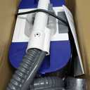 Upholstery Carpet Cleaner Machine, MUJERBAY Portable Spot & Stain Cleaner Shampooer, Move with Universal Wheels & Handle, 1.18-inch Deep Cleaning Machine for Couch, Stairs, Car & Messes.White.