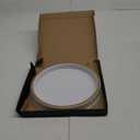 HGF Bathroom Tray for Sponge and Soap, 10 Inch Metal Iron Round Decorative Tray for Kitchen Counter Sink Countertop Organizer, Perfume Candle Vanity Trays for Bathroom Decor, White Brushed Gold