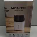 3L Top-Fill Mist-Free Humidifier for Bedroom & Office, Evaporative Cool Moisture, Touch Control, Sleep Mode, 1-8H Timer & Night Light, Ultra Quiet, Easy Clean (White)