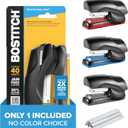 Bostitch Office Heavy Duty Stapler, 40 Sheet Capacity, No Jam, Half Strip, Fits into the Palm of Your Hand, For Classroom, Office or Desk, No Color Choice, One per Order (B175-ASST)