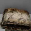 BATTILO HOME Luxury Brown Faux Fur Blanket Thick Warm Elegant Cozy Fuzzy Throw for Couch, Bed, Sofa Fluffy Blankets Decorative Reversible to Plush Velvet, 50"x60"