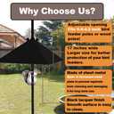 Metal Squirrel BaffleAdjustable Opening Size Up to 4x4 Wide Wooden Post,Squirrel Baffle for Bird Feeders Without Removing Bird Feeder Poles Or Shepherd's Hooks.17inch