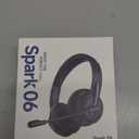 Wireless Headset with Mic for Work with AI Noise Cancelling Mic for Clear Calls, Bluetooth V5.3 Headphones with Microphone to USB A/C Dongle & Mic Mute for Computer Laptop PC iPhone (Black)