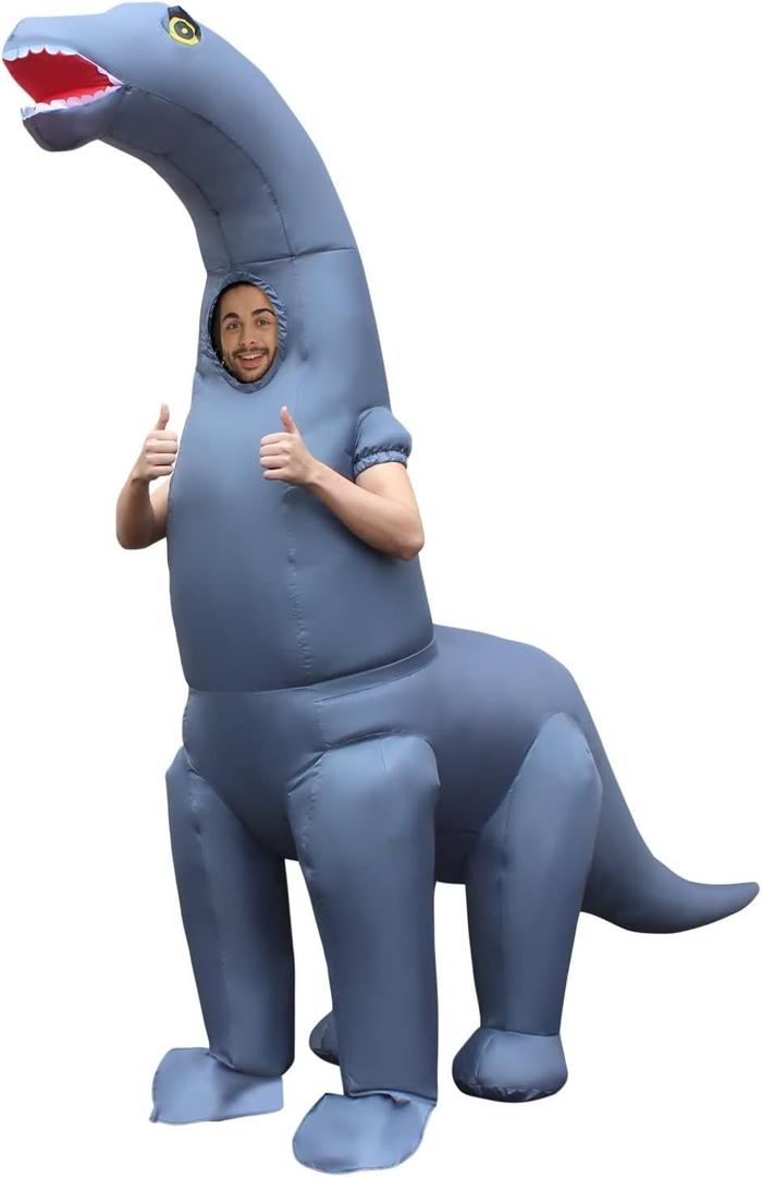 Morph Inflatable Diplodocus Costume Blow Up Halloween Costumes for Adults