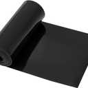 BENECREAT 6.73 feet Black PVC Strip Curtains, 7.2 inches Wide Waterproof Door Curtain for Basement, Stable, Pet House, Dog House Door Flap, 1.5mm Thick