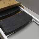 HBTower Step Ladder, Folding Step Stool with Wide Anti-Slip Pedal, Sturdy Steel Ladder, Convenient Handrail, Lightweight, Portable Steel Step Stool (White)