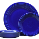 Fiesta, 3 PC Classic Set, 1 salad plate 7 1/4, 1 Dinner Plate 10 1/2, 1 Bowl 19 oz