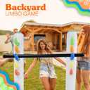 4E's Novelty Inflatable Limbo Game for Kids Adults 62" Luau Party Game, Indoor Outdoor Inflatable Lawn Yard Games, Summer Hawaiian Birthday Activity Carnival Game