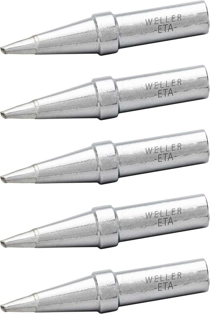 Weller Genuine Weller WE1010 Soldering Tip Set (ETA-5), Screwdriver, 0.062" / 1.6 mm, 5 PCS