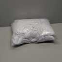 Peomeise Stretch Spandex Folding Chair Cover for Wedding Party Dining Banquet Event (White,12pcs)