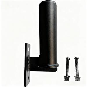 Fitvids Elite Series 3" x 3" Power Cage and Squat Rack for Light Commercial  Home Gym  3" x 3" Vertical Barbell Storage  Vertical Barbell Storage - Black