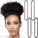 Dingion 80 Count Extra Long Hair Tie for Thick and Curly Hair Elastic Ponytail Holders for Women No Metal Bands Accessories (Multi Color)