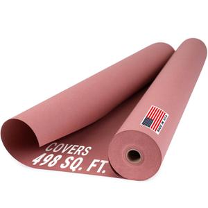 35 x 1992 (166) Red Rosin Paper Roll - Made in USA Thick Heavy-Duty 7 mil Masking Paper for Surface Protection from Paint, Dust, Foot Traffic - Paint Floor Covering