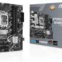 ASUS Prime B760M-A D4-CSM Intel B760 (LGA 1700) mATX Commercial CSM Motherboard, PCIe 4.0, DDR4, 2X M.2, 2.5Gb LAN, DP, 2X HDMI, SATA 6 Gbps, USB Type-C, Aura Sync, ASUS Control Center Express