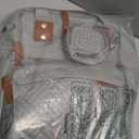 ISMGN Diaper Bag Backpack with Changing Station, Baby Bag for Mom, Grey