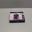 POLO RALPH LAUREN Men's Slim Fit Cotton V-Neck Tee, Cruise Navy/ White, White/ Cruise Navy, Polo Black/ White, Medium