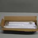 AeedWisp Closet Rod 50-87 Inches, Adjustable Heavy Duty Metal White Closet Rods for Hanging Clothes 1.3 Inches Diameter for Wardrobes Laundry