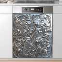 Dishwasher Magnet Sticker Cover: Panel Decal Decorative for Kitchen Decoration, 23"x26" Home Appliances Decor Stickers Panel Decor