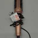 Terviiix Thermal Brush Get Voluminous Style, Quick Heating Hot Brush, Ceramic Tourmaline Ionic Heated Curling Iron, Digital Display 9 Temperatures Curling Wand, Dual Voltage, 1.5 Inch (Rose Gold)