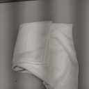 River Dream Snap in Fabric Shower Curtain Liner Replacement - 70W x 54H, White, with Magnets-Detachable Liner,(Fit 71(W) x 74(H) with Window Shower Curtain)