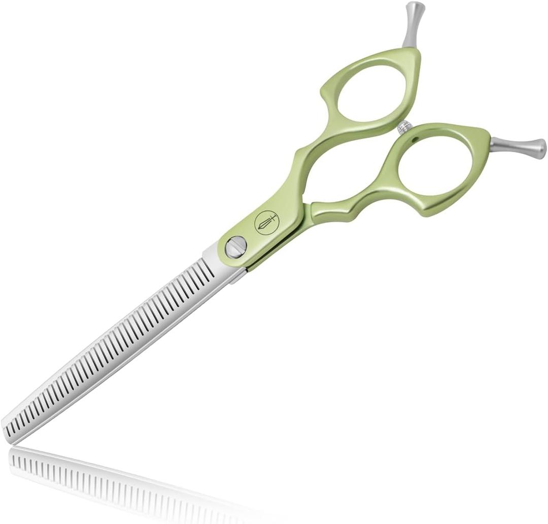 HASHIMOTO Thinning Shears for Dogs, Dog Thinning Shears for Grooming, 42 Teeth, 6.5 inch, 30% Thinning Rate, Extremely Light Weight, Designed for Professional Pet Groomers or Family DIY Use