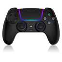 VidPPluing Wireless Controller Compatible with PS5/Android/IOS/MAC/Steam Deck, Gamepad with LED Lighting/Hall Effect Trigger/Turbo/Macro/Dual Vibration/3.5mm Headset Jack/1500 mAh Battery (Black)