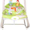 Baby Chair Detachable Soft Baby Rocking Chair Cradle with Two Toys