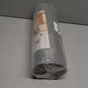 Long Kitchen Runner Rugs Sets of 2 PCS Non Slip Washable, Linen-Like 0.3" Thick Cushioned Absorbent Kitchen Mats for Floor, Mild Anti-Fatigue Sink Laundry Standing Mat, Gray 17"x30"+17"x71"