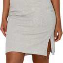 Comfort CottonRacerback Chemise (Gray, XXL)