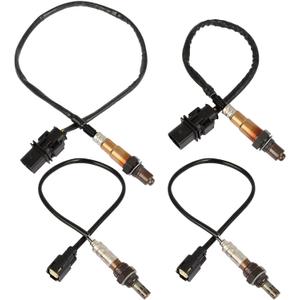 4PCS O2 Oxygen Sensor Upstream & Downstream Replacement for Ford F150 V6 3.5L 2011-2014 Turbocharged Compatible with 234-5076, 234-5113, 234-4490, 8F9Z9F472E, 8F9Z9F472B, BE5Z9G444A