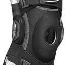 NEENCA Professional Knee Brace for Knee Pain, Hinged Knee Support with Patented X-Strap Fixing System, Medical for Pain Relief, Arthritis, Meniscus Tear, ACL, PCL, MCL, Runner, Sport -FSA/HSA Eligible