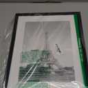 Upsimples 12 x 15 Frame, Display Pictures 9x12 with Mat or 12x15 Without, Wall Hanging Photo Frame, Black, 1 Pack