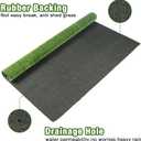 GLOBREEN Fake Grass Pee Pads for Dogs Potty Training, 2 PCS Replacement 2FT X 6FT Artificial Turf Outdoor Rugs for Pets Patio Balcony, with Drainage Hole