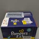 Pampers ZZZ Overnight Diapers, Size 4 (22-37 lbs), 58 Count, Nighttime Protection Disposable Baby Diaper, Night Time Leak and Skin Protection