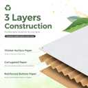 MESHA White Corrugated Mailing Box 12x9x4 Inch Shipping Boxes Cardboard For Small Business Packaging Mailer 20PACK