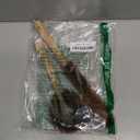 2pcs Coconut Fiber Bottle Brush, Bottle Cleaner Dish Scrubber, Eco Friendly Natural Wooden Cleaning Scrub Bristle Head for Deep Pan Kitchen Dishes Vegetable Washing, Sturdy Handle Holder, Dark Brown