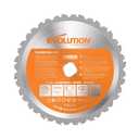 Evolution Power Tools RAGE230BLADE Multi-Material TCT Blade For Saws, Cuts Mild Steel, Aluminum, Plastics and Wood, 9-Inch