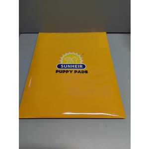 Sunheir Washable Pee Pads for Dogs , Thick Heavy Absorbency Reusable, Prevent Leakage, Waterproof , Non-Slip Pee Pads for Puppy Playpen, Crate, Whelping Box, Potty Training, Grey, 2 packs (Leaves - Deep Grey)