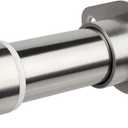 LOMILD Closet Rod for Hanging Clothes, 54 to 64 Inches Adjustable Heavy Duty Closet Rod, Silver