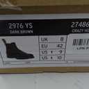 Dr. Martens Unisex Chelsea Boot, Dark Brown Crazy Horse, 9 US Men