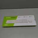 seenda Bluetooth Keyboard and Mouse Combo for Mac, SKM64-2 Rechargeable Slim Wireless Keyboard Mouse Compact, 3 Multi-Device Connection, Compatible for Mac, MacBook Pro/Air, iPad, White Silver