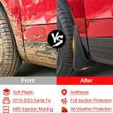 4PCS Mud Flaps for 2019-2023 Hyundai Santa Fe,Splash Guards Front and Rear Fender Protector Fit Santa Fe Accessories(Not Fit XL Models) Custom Fit Durable Fender Tire Cover