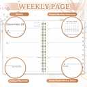 4 x 2026 Planner  Planner 2026 Weekly and Monthly, Jan. 2026  Dec. 2026, 8.5" x 11" with Tabs, Flexible Cover, Thick Paper, Twin-Wire Binding, Inner Pocket, To-Do  Notes