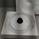 Bezrat Microwave Tall Glass Plate Cover | Splatter Guard Lid with Easy Grip Silicone Handle Knob | 100% Food Grade | BPA Free and Dishwasher Safe | 10 Inch (Black-)